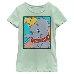 Walmart Girl's Dumbo Boxed-up Graphic Tee Mint Medium offer