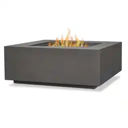 Walmart Real Flame Aegean Stainless Steel Fire Table with Conversion Kit in Slate Gray offer