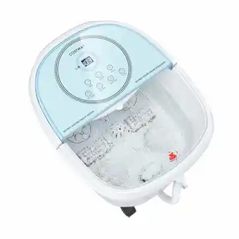 Walmart Topcobe Foot Spa Bath Massager with 3-Angle Shower and Motorized Rollers, Foot Bath Soak Tub-Blue offer