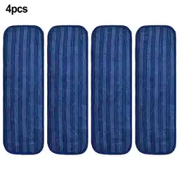 Walmart Reusable Mop Pads For Swiffer PowerMop Microfiber Power Mop Pads Refill Washable, Blue offer