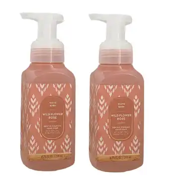 Walmart Bath & Body Works Wild Flower Rose Gentle Foaming Hand Soap 8.75 fl oz Set of 2 offer