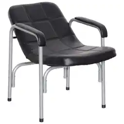 Walmart BarberPub Black Shampoo Chair Comfort Curve Hair Barber Beauty Salon Black 7011 offer