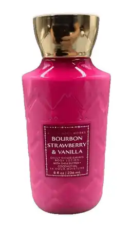 Walmart Bath & Body Works Bourbon Strawberry & Vanilla Body Lotion, 8 fl oz offer