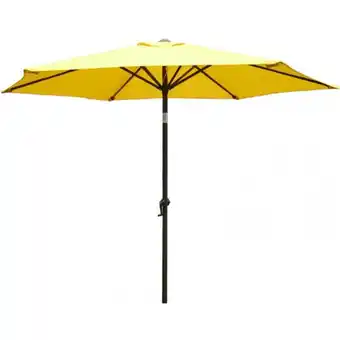 Walmart International Caravan YF-1104-2.5M and YW Outdoor 8 Foot Aluminum Umbrella Yellow offer