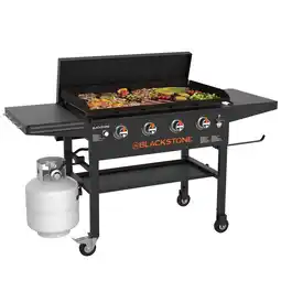 Walmart Open Box Blackstone Original 4-Burner 36 Propane Omnivore Griddle with Hard Cover offer