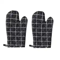 Walmart amlbb 2PC Oven Gloves Grill Gloves Slippery Cooking Gloves for Cooking Baking Grilling on Clearance offer