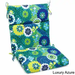 Walmart Blazing Needles 3-section Indoor/Outdoor Chair Cushion Luxury Azure 48 x 22 offer