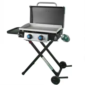 Walmart Open Box Razor Griddle 25 Inch 2 Burner LP Propane Gas w/ Folding Shelf, Steel offer