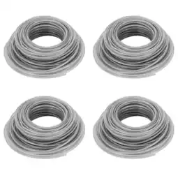 Walmart 4pcs 41M Lawn Mower Wire Mowing Rope Nylon Lawn Mowing Rope Mowing Line Mowing Machine Accessories offer