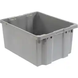 Walmart Lewis Bins SN3024-15GY 30 x 24 x 15 in. Polyethylene Container, Gray offer