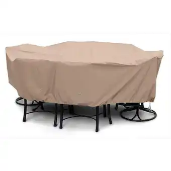 Walmart KoverRoos 45550 Weathermax Medium Dining Set Cover, Toast - 96 L x 60 W x 30 H in offer