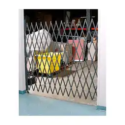 Walmart Global Industries 968130 Single Folding Security Gate - 5.5 x 5 ft. - Gray offer