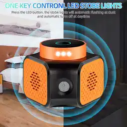 Walmart Ultrasonic Mouse Repellent with 360° Coverage, LED Strobe Lights, Safe for Home and Pets offer