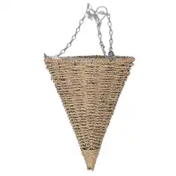 Walmart unbranded Railing Straw Hanging Basket 62.00X22.00X22.00CM Light Brown offer