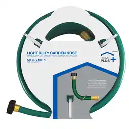 Walmart Home Plus 5/8 in. Dia. x 100 ft. L Garden Hose Kink Resistant Safe for Drinking Water offer