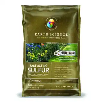 Walmart Earth Science and Encap Fast-Acting Sulfur Fertilizer, 5000 sq ft offer