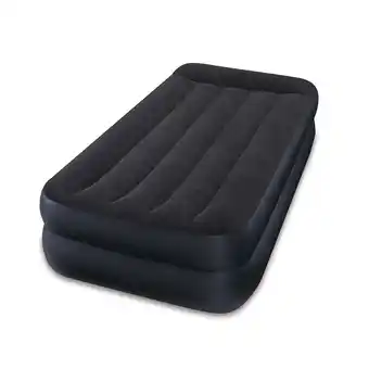 Walmart Intex 16.5 Twin Dura-Beam Pillow Rest Raised Airbed with Built-In Electric Pump offer