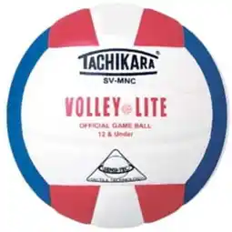 Walmart Tachikara Volley-Lite Volleyball, Red, White and Blue offer