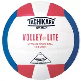 Walmart Tachikara Volley-Lite Volleyball, Red, White and Blue offer