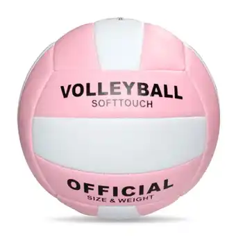 Walmart AOOOWER Soft Beach Volleyballs Sand Sports PU Ball for Indoor Outdoor Pool, Gym, Training offer