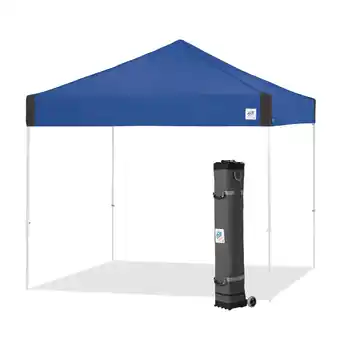 Walmart E-Z Up Pyramid Instant Shelter, Outdoor Canopy/Shelter Straight Leg 10' x 10', Royal Blue offer