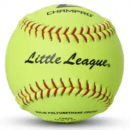 Walmart CHAMPRO Little League 12 Tournament Fastpitch Softball, Leather Cover, 12 Pack offer