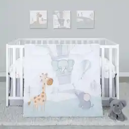 Walmart Sammy & Lou Baby Nursery Crib Bedding Set, Up Up & Away 4 Piece offer