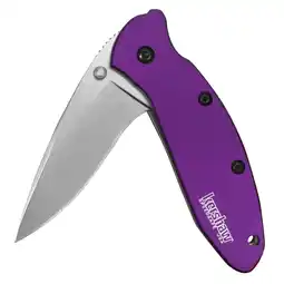 Walmart Kershaw Purple Scallion Pocket Knife offer