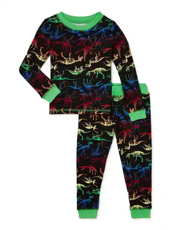 Walmart Sleep On It Toddler Boys' Super Soft Tight Fit Pajama Set, 2-Piece offer