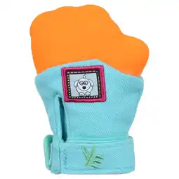 Walmart Yummy Mitt Teething Mitten, Turquoise & Orange offer