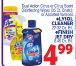 Bravo Supermarkets LYSOL CLEANER offer