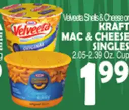 Bravo Supermarkets KRAFT MAC & CHEESE SINGLES offer