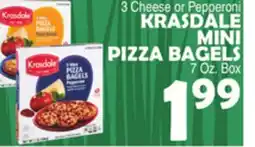 Bravo Supermarkets KRASDALE MINI PIZZA BAGELS offer