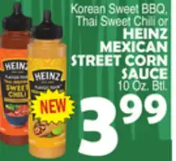 Bravo Supermarkets HEINZ KOREAN SWEET BBQ, THAI SWEET CHILI OR MEXICAN STREET CORN SAUCE offer