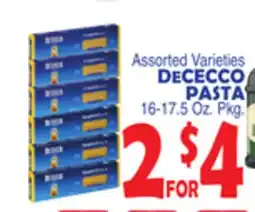 Bravo Supermarkets DECECCO PASTA offer