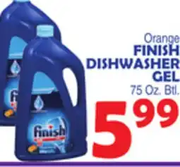 Bravo Supermarkets FINISH DISHWASHER GEL offer