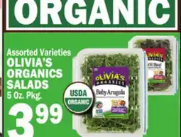 Bravo Supermarkets OLIVIA'S ORGANICS SALADS offer