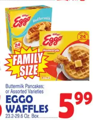 Bravo Supermarkets KELLOGG'S EGGO BUTTERMILK PANCAKES OR WAFFLES offer