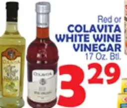 Bravo Supermarkets COLAVITA WHITE WINE VINEGAR offer