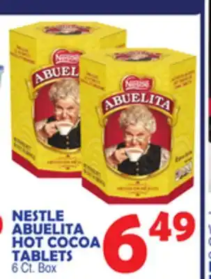 Bravo Supermarkets NESTLE ABUELITA HOT COCOA TABLETS offer