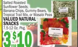 Bravo Supermarkets VALUED NATURAL SNACKS offer