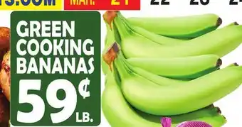 Bravo Supermarkets GREEN COOKING BANANAS offer