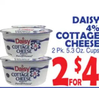 Bravo Supermarkets DAISY 4% COTTAGE CHEESE offer