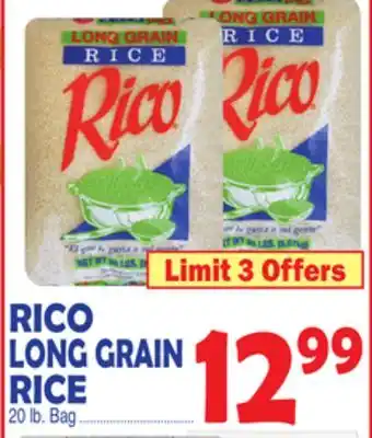 Bravo Supermarkets RICO LONG GRAIN RICE offer