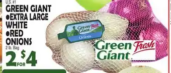 Bravo Supermarkets GREEN GIANT EXTRA WHITE RED ONIONS offer