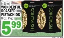 Bravo Supermarkets WONDERFUL ROASTED PISTACHIOS offer