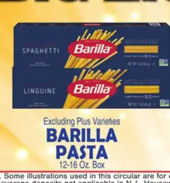 Bravo Supermarkets BARILLA PASTA offer