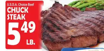 Bravo Supermarkets CHUCK STEAK offer