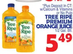 Bravo Supermarkets TREE RIPE PREMIUM ORANGE JUICE offer