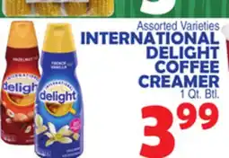 Bravo Supermarkets INTERNATIONAL DELIGHT COFFEE CREAMER offer